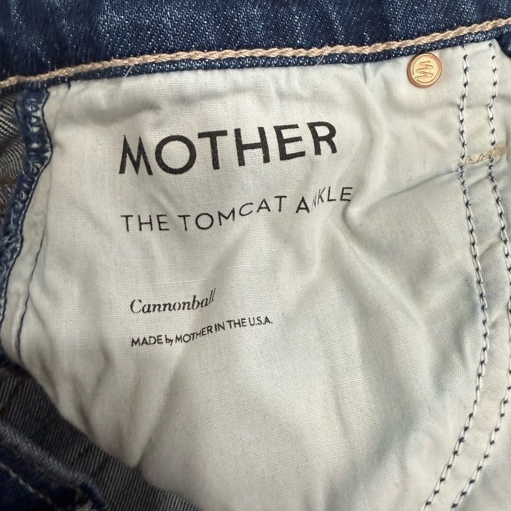 MOTHER Tomcat Straight Leg Ankle Jeans in Cannonball Sz 23